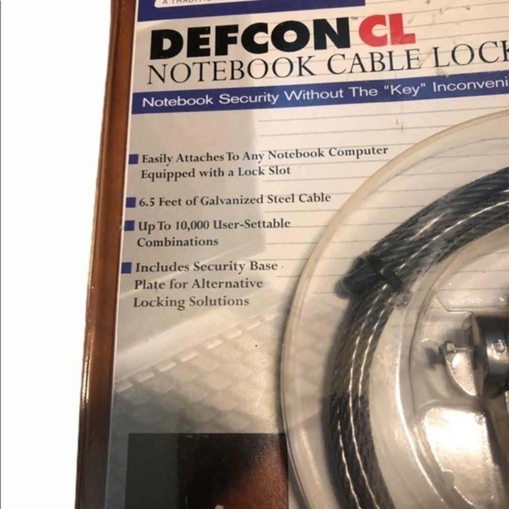 Defcon CL Notebook Cable Lock Model PA410U - Picture 2 of 4